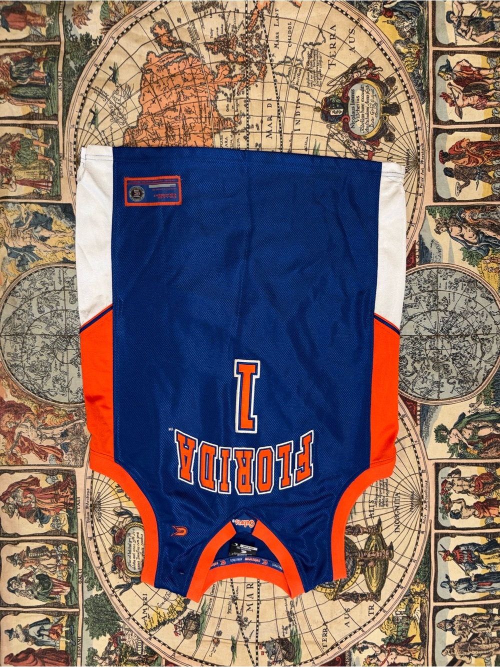 Florida Kids Basketball Shorts and Jersey Set - Blue & Orange